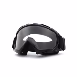 Motorcycle Off-road Goggles Protective Gears Flexible Cross Helmet Face - Clear lens