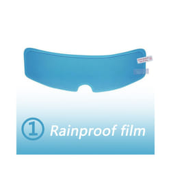 Helmet Clear Anti-Fog Rainproof Film Three Styles Lens Sticker for Motorcycle - rainproof film 1