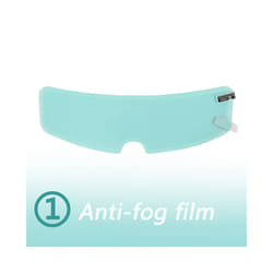Helmet Clear Anti-Fog Rainproof Film Three Styles Lens Sticker for Motorcycle - anti-fog film 1