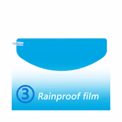 Helmet Clear Anti-Fog Rainproof Film Three Styles Lens Sticker for Motorcycle - rainproof film3