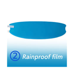 Helmet Clear Anti-Fog Rainproof Film Three Styles Lens Sticker for Motorcycle - rainproof film 2
