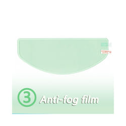 Helmet Clear Anti-Fog Rainproof Film Three Styles Lens Sticker for Motorcycle - anti-fog film 3