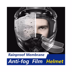 Helmet Clear Anti-Fog Rainproof Film Three Styles Lens Sticker for Motorcycle - anti-fog film 3