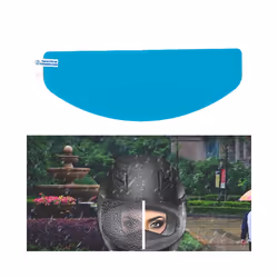 Helmet Clear Anti-Fog Rainproof Film Three Styles Lens Sticker for Motorcycle - anti-fog film 3
