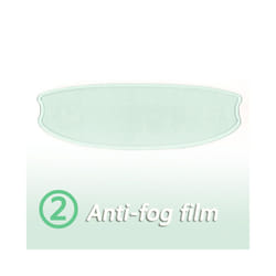 Helmet Clear Anti-Fog Rainproof Film Three Styles Lens Sticker for Motorcycle - anti-fog film 2