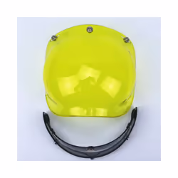 3-snap open face helmet visor vintage retro motorcycle helmet bubble shield - 6