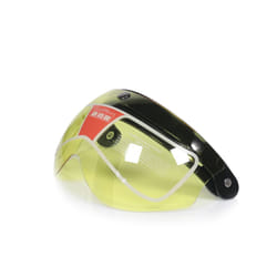 3-snap open face helmet visor vintage retro motorcycle helmet bubble shield - 4