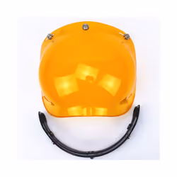 3-snap open face helmet visor vintage retro motorcycle helmet bubble shield - B3