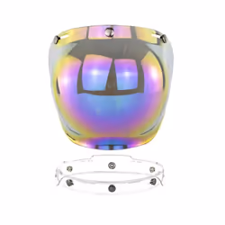 Motorcycle Helmet Sun Visor Goggles UV Protection Shield Lens for Bicycle - W-3