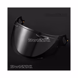Helmet Lens Visor Motocross Helmet Motorcycle Full Face Helmet Shied Lens - Deep tea