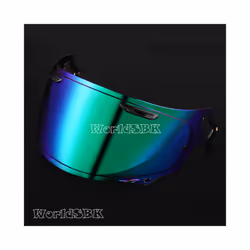 Helmet Lens Visor Motocross Helmet Motorcycle Full Face Helmet Shied Lens - Green