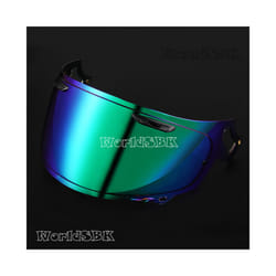 Helmet Lens Visor Motocross Helmet Motorcycle Full Face Helmet Shied Lens - Green