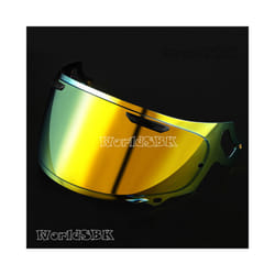 Helmet Lens Visor Motocross Helmet Motorcycle Full Face Helmet Shied Lens - Gold