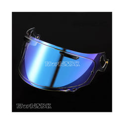 Helmet Lens Visor Motocross Helmet Motorcycle Full Face Helmet Shied Lens - Clear Revo Blue