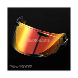 Helmet Lens Visor Motocross Helmet Motorcycle Full Face Helmet Shied Lens - Clear Revo Red
