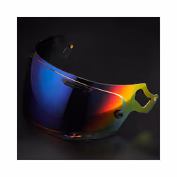 Helmet Lens Visor Motocross Helmet Motorcycle Full Face Helmet Shied Lens - Rainbow blue