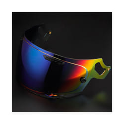 Helmet Lens Visor Motocross Helmet Motorcycle Full Face Helmet Shied Lens - Rainbow blue