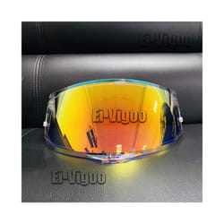 Helmet Visor for AGV K1 K3 SV K5 Motorcycle Helmet Glasses Motorbike Helmet - Revo red gold