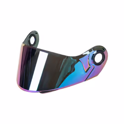 Motorcycle Helmet Visor Shield Eye Protect Bubble Lens for LS2 FF370 FF394 - colorful