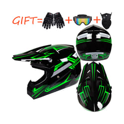 Motor Bike Helmet Safety Kask Windshield For Motorcycle Motocross Kask - L, NO18