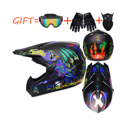Motor Bike Helmet Safety Kask Windshield For Motorcycle Motocross Kask - M, NO15