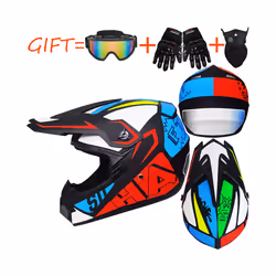 Motor Bike Helmet Safety Kask Windshield For Motorcycle Motocross Kask - xL, NO5