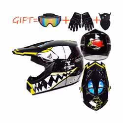 Motor Bike Helmet Safety Kask Windshield For Motorcycle Motocross Kask - xL, NO20