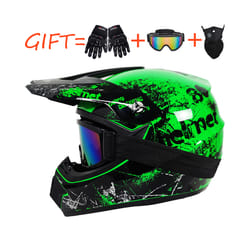 Motor Bike Helmet Safety Kask Windshield For Motorcycle Motocross Kask - L, NO23