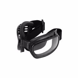 Motorcycle Goggles Polarized Day Night Cycling Sunglasses Temples Band - transparent lens
