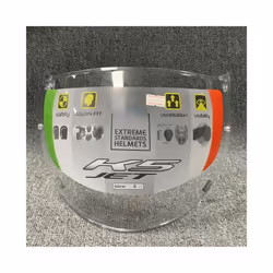 Motorcycle Half Helmet Visor Lens Fitting Case for K5 JET Motorbike 3/4 - Clear