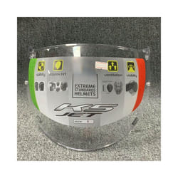 Motorcycle Half Helmet Visor Lens Fitting Case for K5 JET Motorbike 3/4 - Clear