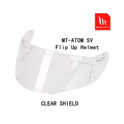 MT-V-16 shield MT Flip up helmet ATOM SV helmet shield replacement helmet - clear