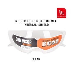 MT helmet Streetfighter internal sunglass lens replacement shield 5 color - clear