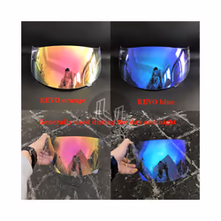 Motorcycle Helmet Lens Visor Full Face Motocross Shield for AGV K3 K4 - REVO Orange