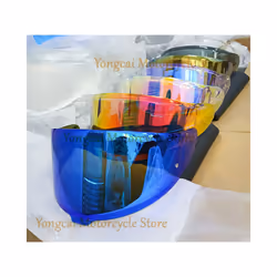 Helmet Visor for SHOEI Z8 NXR2 RF1400 CWR-F2 Full Face Motorcycle Lens - Deep Revo blue
