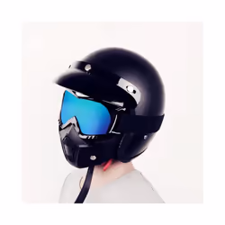Motorcycle Goggles Mask Motocross Motorbike Detachable Off-Road Ski Goggle - Transparent lens