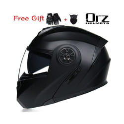 ORZ New Motorcycle helmet full face racing with Double sun visor Women - xL, 12