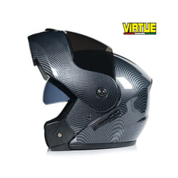 ORZ New Motorcycle helmet full face racing with Double sun visor Women - xL, 18