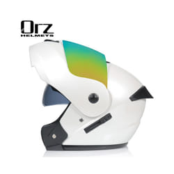 ORZ New Motorcycle helmet full face racing with Double sun visor Women - xL, 3