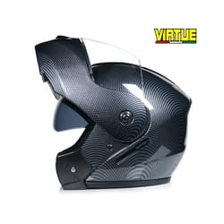 ORZ New Motorcycle helmet full face racing with Double sun visor Women - xL, 17