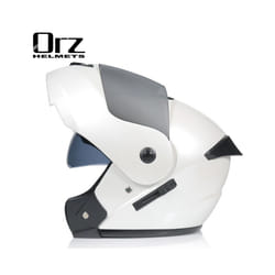 ORZ New Motorcycle helmet full face racing with Double sun visor Women - M, 4