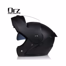 ORZ New Motorcycle helmet full face racing with Double sun visor Women - L, 19