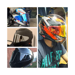 Helmet Visor for SHOEI Z8 RF1400 NXR2 CWR-F2 Helmet Shield Capacete Moto - Silver