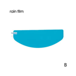 Helmet Clear Anti-Fog Patch Rainproof Protective Film Universal Lens Film - Rainproof blue