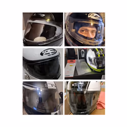 Helmet Visor Film Anti Fog Universal for HJC LS2 SHOEI SHARK BELL MT Helmet - 1pcs