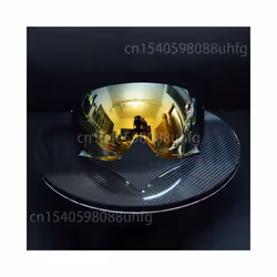 JO EX-ZERO Helmets Visor Motorcycle Helmet Lens Visor Helmet Glasses Half - Gold