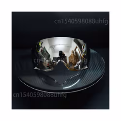 JO EX-ZERO Helmets Visor Motorcycle Helmet Lens Visor Helmet Glasses Half - Silver