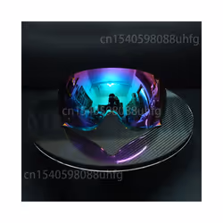 JO EX-ZERO Helmets Visor Motorcycle Helmet Lens Visor Helmet Glasses Half - Rainbow