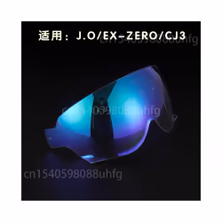 JO EX-ZERO Helmets Visor Motorcycle Helmet Lens Visor Helmet Glasses Half - Revo Red
