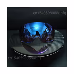 JO EX-ZERO Helmets Visor Motorcycle Helmet Lens Visor Helmet Glasses Half - Blue